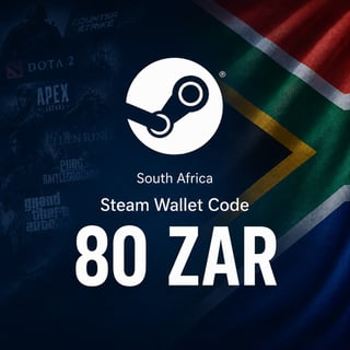 Steam South Africa Wallet Code 80 ZAR