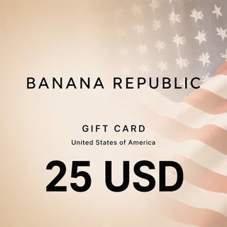 Banana Republic United States Gift Card 25 USD