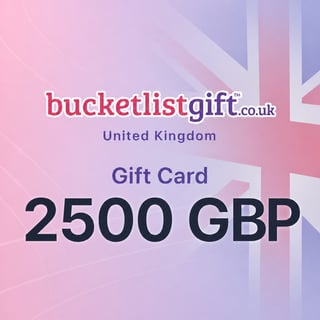 BucketlistGift Storbritannien Presentkort 2500 GBP