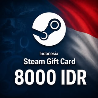 رمز محفظة Steam إندونيسيا 8000 روبية إندونيسية