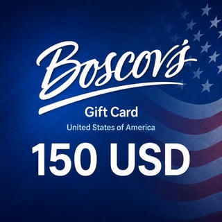 כרטיס מתנה של Boscov's ארה"ב ב-150 דולר
