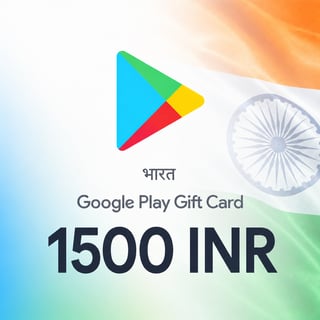 Google Play भारत उपहार कार्ड 1500 INR