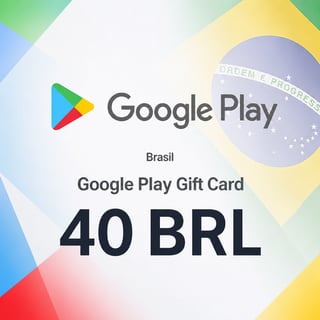 Cartão Presente Google Play Brasil 40 BRL