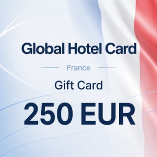 Global Hotel Card France Gift Card 250 EUR