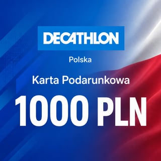 Decathlon Polonya Hediye Kartı 1000 PLN