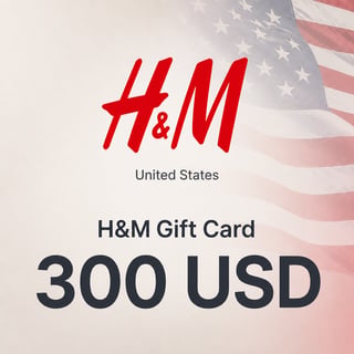 H&M United States Gift Card 300 USD