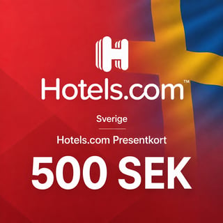 Hotels.com Sweden Gift Card 500 SEK