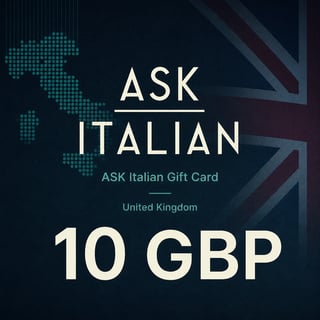 ASK Italian UK Gift Card 10 GBP
