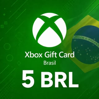 Cartão Presente Xbox Brasil 5 BRL