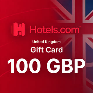 Hotels.com Cartão Presente Reino Unido 100 GBP