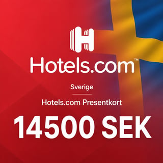 Hotels.com Sverige Presentkort 14500 SEK