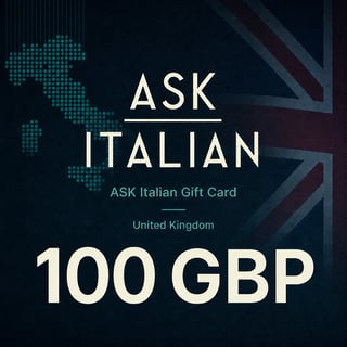 ASK Italian United Kingdom Gift Card 100 GBP