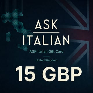 ASK Italian UK Gift Card 15 GBP