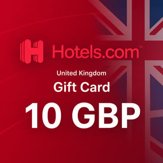 Hotels.com Cartão Presente Reino Unido 10 GBP