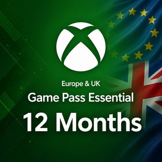 Abonament Xbox Game Pass Essential pentru Europa și Regatul Unit, 12 luni