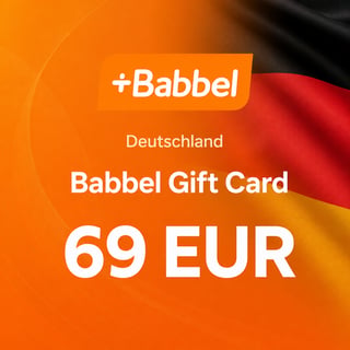 Babbel Germany Gift Card 69 EUR