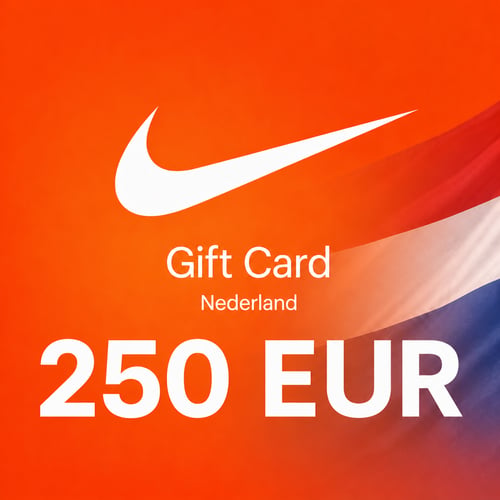 Cartão Presente Nike Holanda 250 EUR