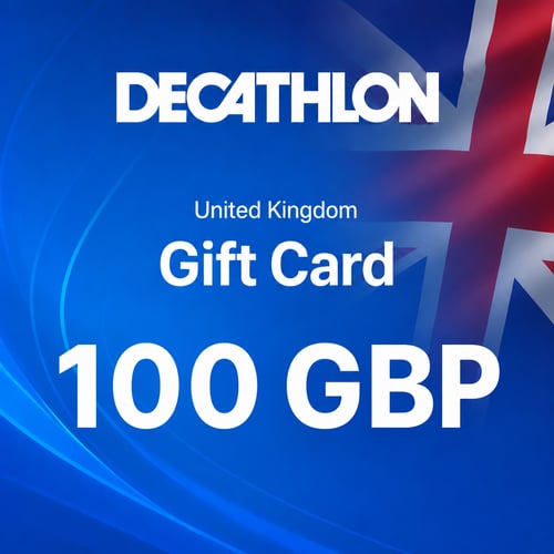 Decathlon Birleşik Krallıq Hədiyyə Kartı 100 GBP