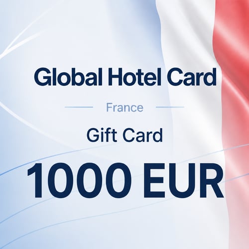 Global Hotel Card France Gift Card 1000 EUR