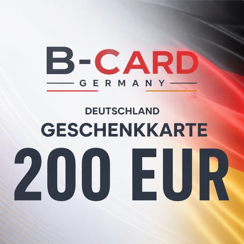 B-Card Germany Gift Card 200 EUR