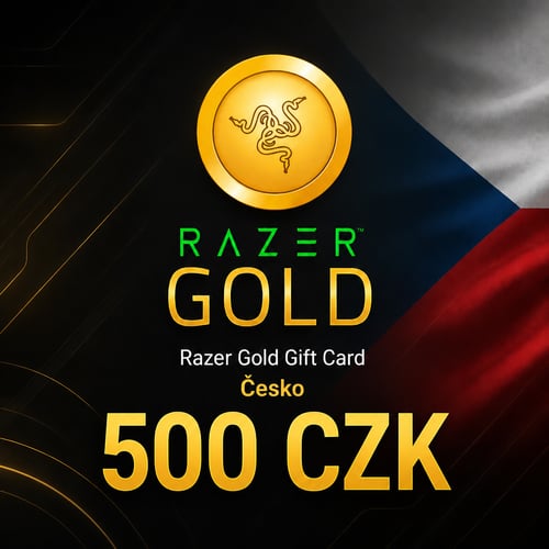 Razer Gold CZ 500 CZK