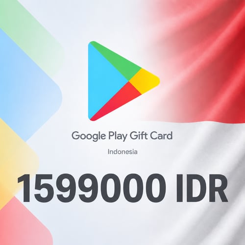Kartu Hadiah Google Play Indonesia 1.599.000 IDR