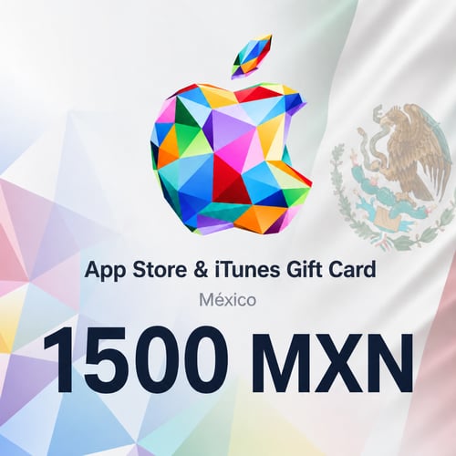 Tarjeta de regalo de Apple México 1500 MXN