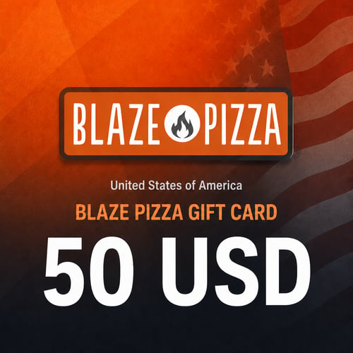 Cartão Presente Blaze Pizza Estados Unidos - 50 USD