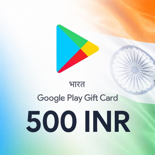 Google Play Индия Подаръчна карта 500 INR