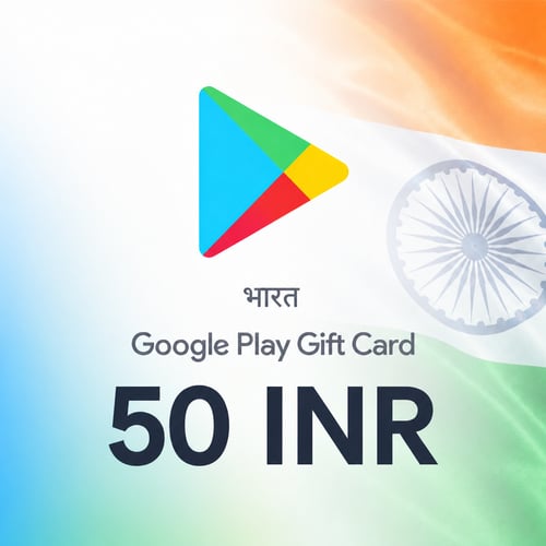 Google Play भारत उपहार कार्ड 50 INR