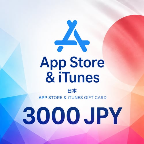 Tarjeta de regalo de Apple Japón 3000 JPY