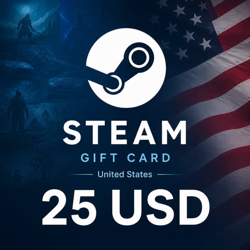 Steam United States Wallet Code 25 USD