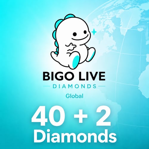 Bigo Live 40 + 2 Bonus Diamanten Weltweit 1 USD