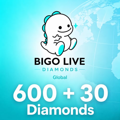 Bigo Live 600 + 30 Bonus Diamanten Weltweit 15 USD