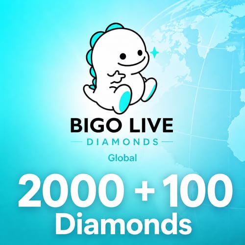 Bigo Live 2000 + 100 Bonus Diamanten Weltweit 50 USD