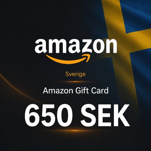 Amazon Sverige Presentkort 650 SEK