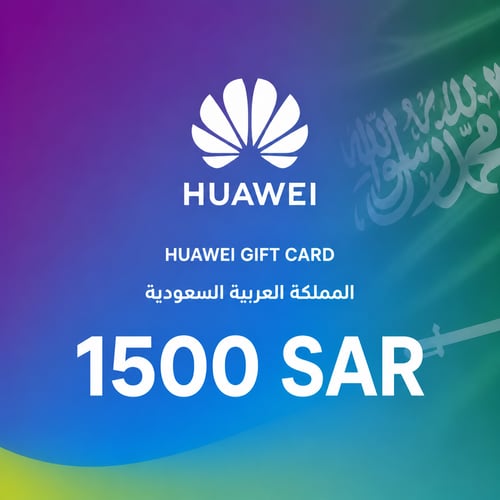 Huawei Saudi Arabia Gift Card 1500 SAR