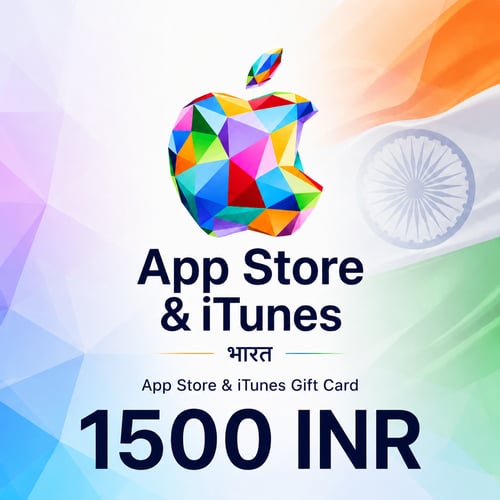 Cartão Presente Apple Índia 1500 INR