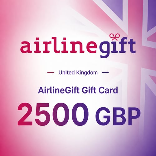 AirlineGift Großbritannien Geschenkkarte 2500 GBP