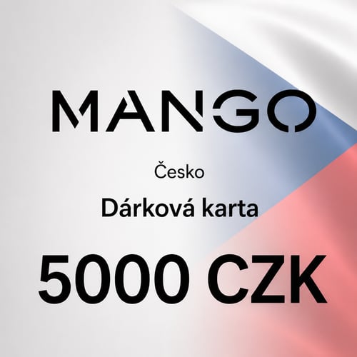Cartão-presente Mango República Tcheca 5000 CZK