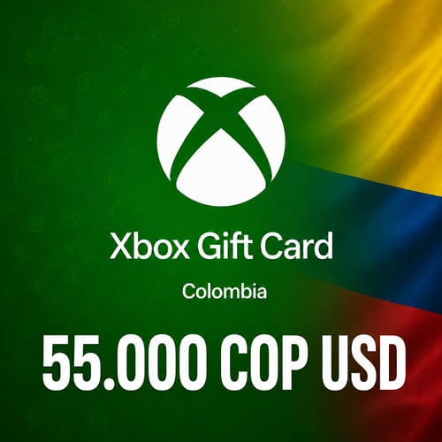 Tarjeta de regalo Xbox Colombia 55.000 COP