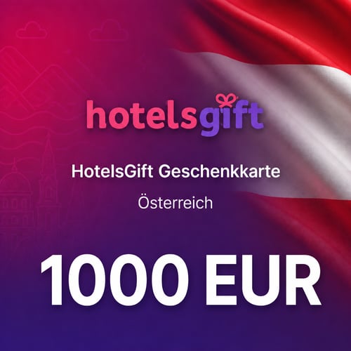 HotelsGift Rakousko Dárková karta 1000 EUR