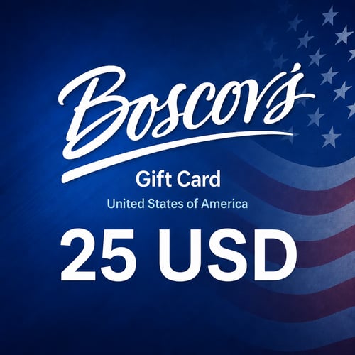 Boscov's Америка США подарочная карта 25 USD