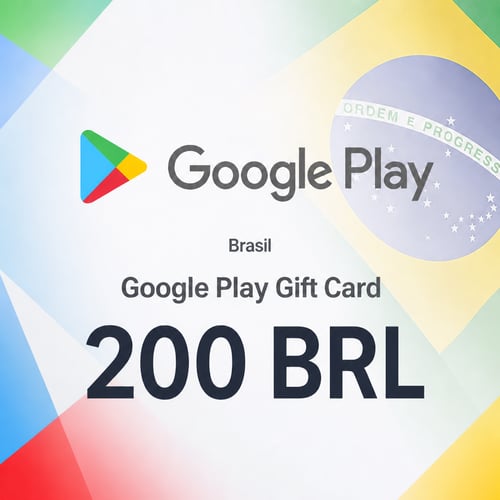 Google Play Βραζιλίας Δώρο Κάρτα 200 BRL