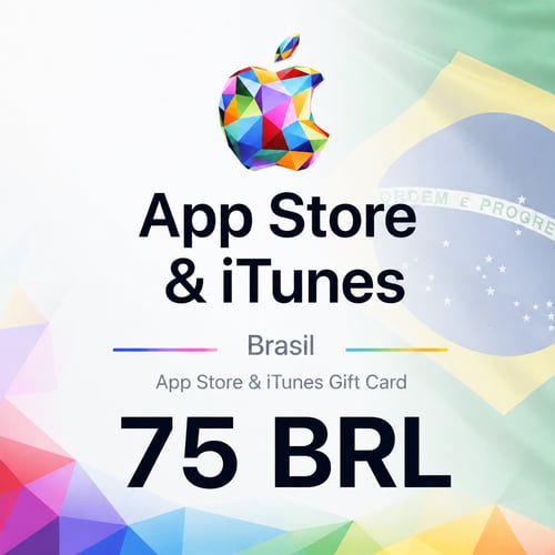 Tarjeta de regalo de Apple Brasil 75 BRL