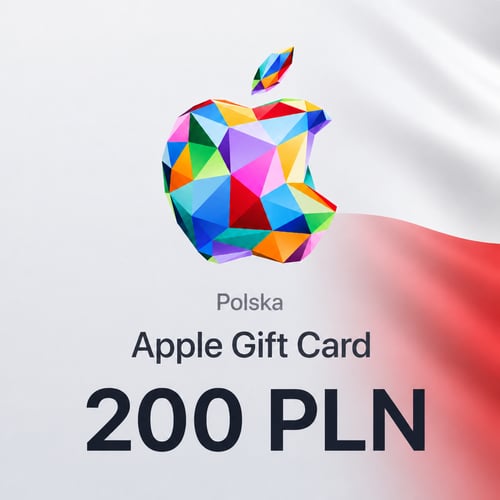 Tarjeta de regalo de Apple Polonia 200 PLN