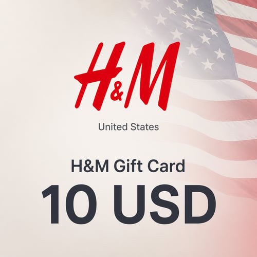 H&M United States Gift Card 10 USD
