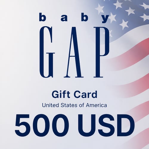 babyGap Ηνωμένες Πολιτείες Αμερικής Δώρο Κάρτα 500 USD