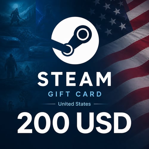 Steam United States Wallet Code 200 USD