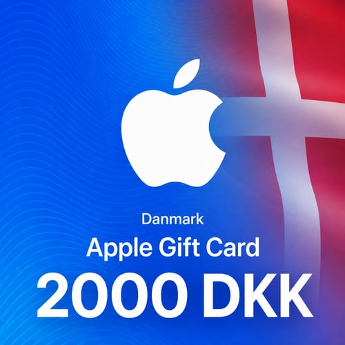 بطاقة هدايا Apple الدنمارك 2000 كرونة دانماركية